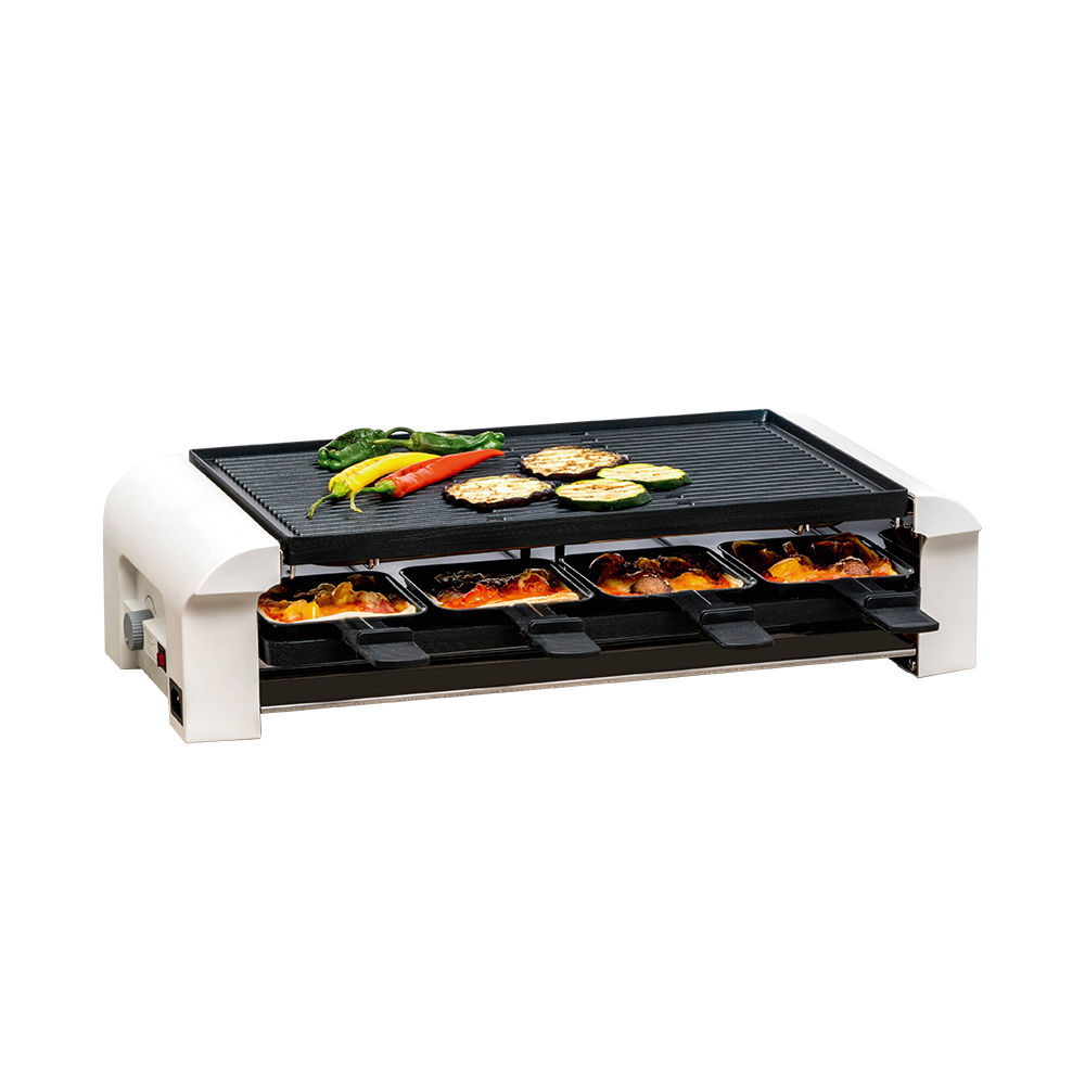 8 person raclette and pizza grill