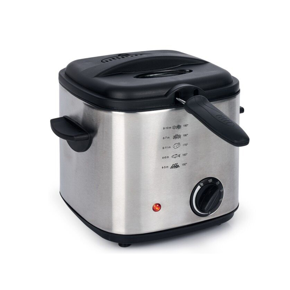 1L DEEP FRYER WITH FONDUE AND 6PC FORK SET